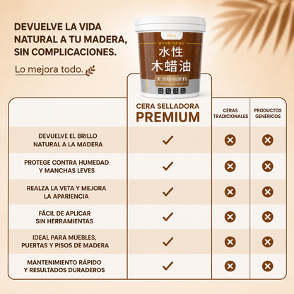 2x1 Cera Selladora de Madera Premium™