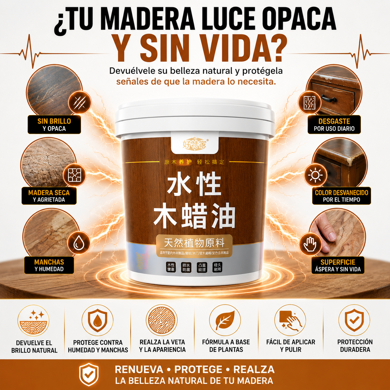 2x1 Cera Selladora de Madera Premium™