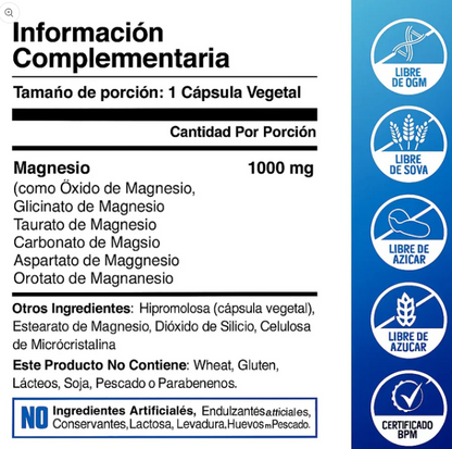 Magnesio Complex™ 8 en 1