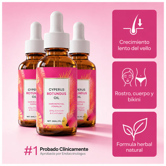 Cyperus Rotundus Oil 30 ml- Aceite Depilación Definitiva