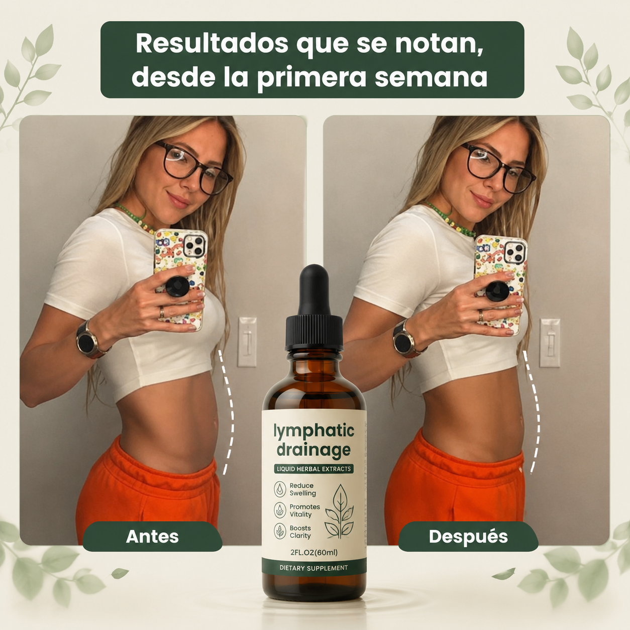 2X1 VitaLymph® - Gotas que desinflaman, drenan Grasas y Líquidos y mejoran tu energía