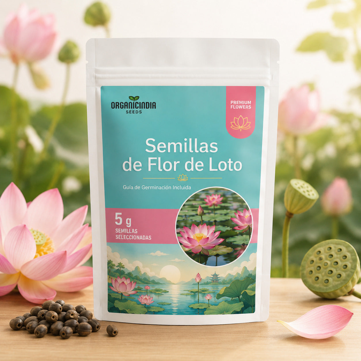 Exclusivas Semillas flor de loto 🪷 Lleva la magia a tu hogar