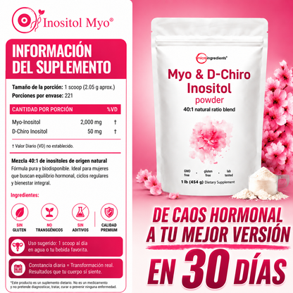 Inositol Myo & D-Chiro™ – Recupera el Control de tu Ciclo