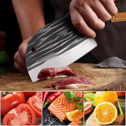 Cuchillo Profesional Japones Tazaki de Acero Inoxidable - El Más Filoso del Mundo