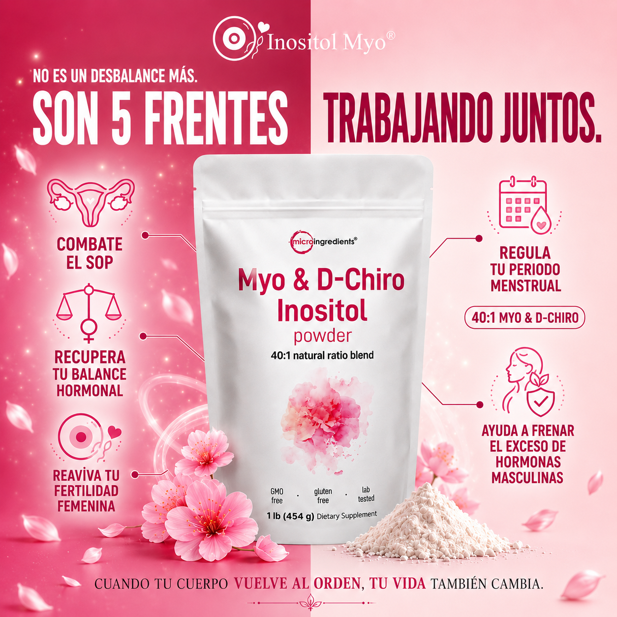 Inositol Myo & D-Chiro™ – Recupera el Control de tu Ciclo